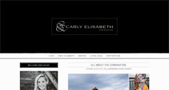 Desktop Screenshot of carlyelisabeth.com